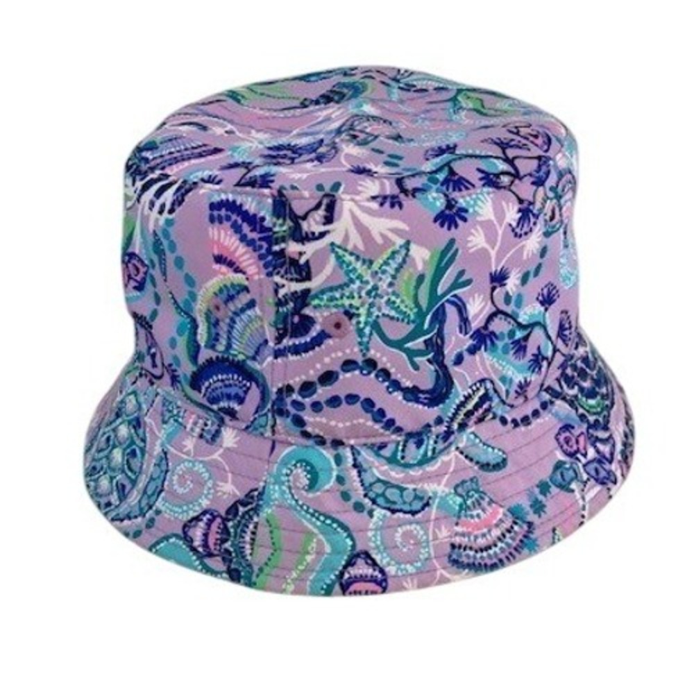 Lilly Pulitzer Lilac Freesia Bucket Hat Very Vivid